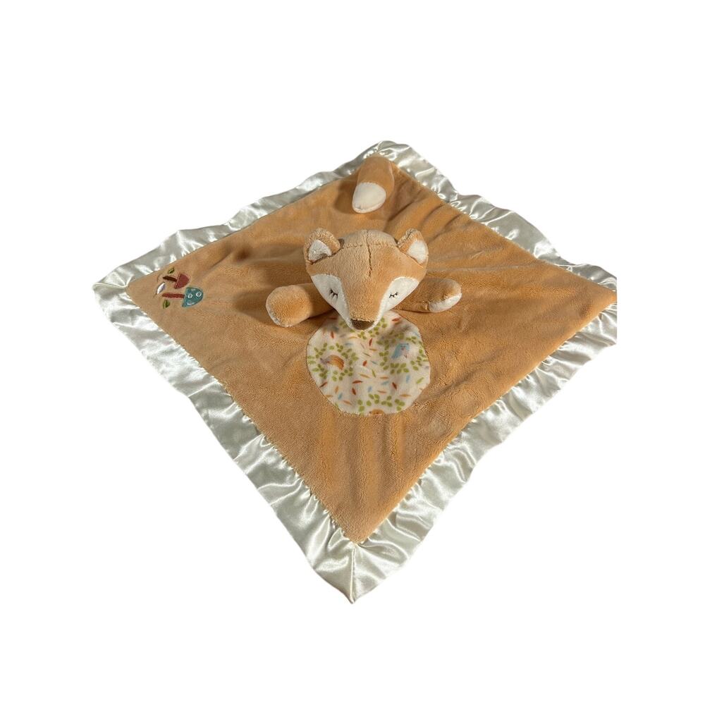 Douglas Baby Fox Lovey Security Blanket Woodland Mushrooms Lil Snugglers
